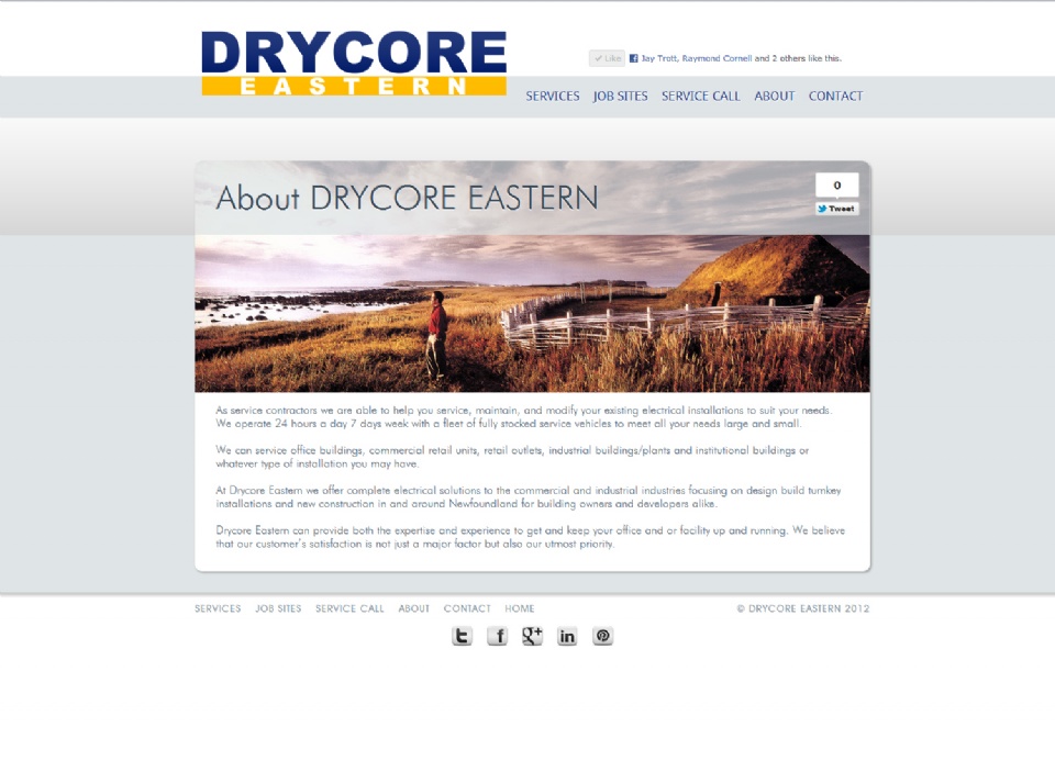 DRYCORE Eastern's site now is live!