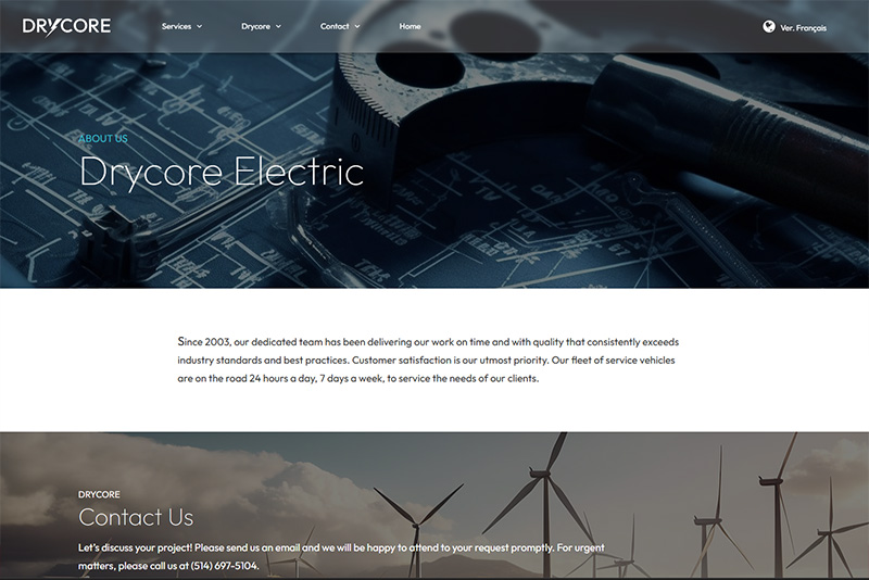 WEBSITE DESIGN |Drycore