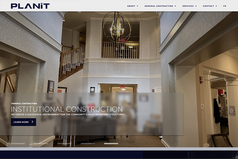 WEBSITE DESIGN |Planit Construction